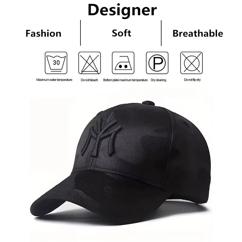 NY Camouflage Baseball Cap